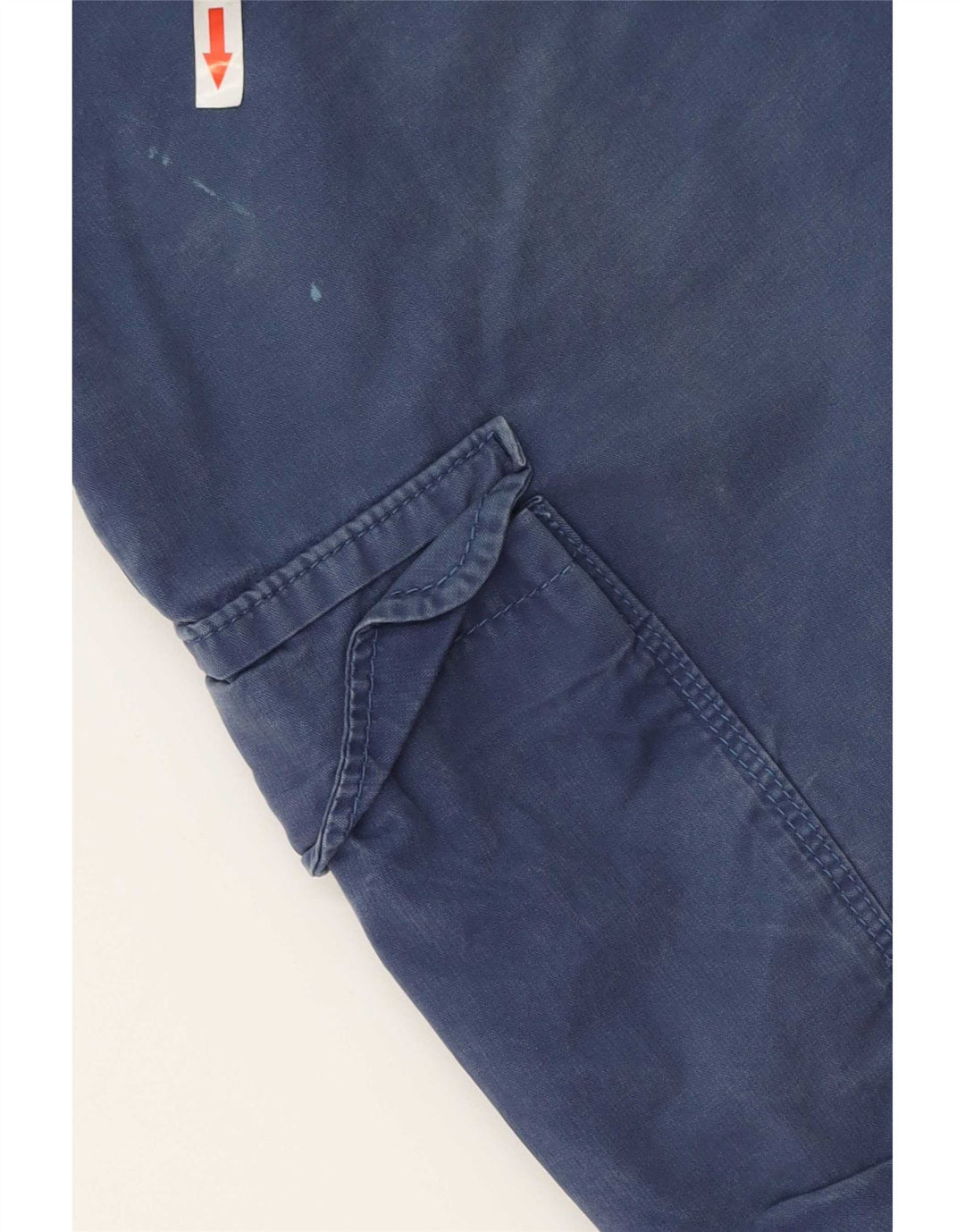 Shorts cargo masculino regular Marks & Spencer W36 grande algodão azul