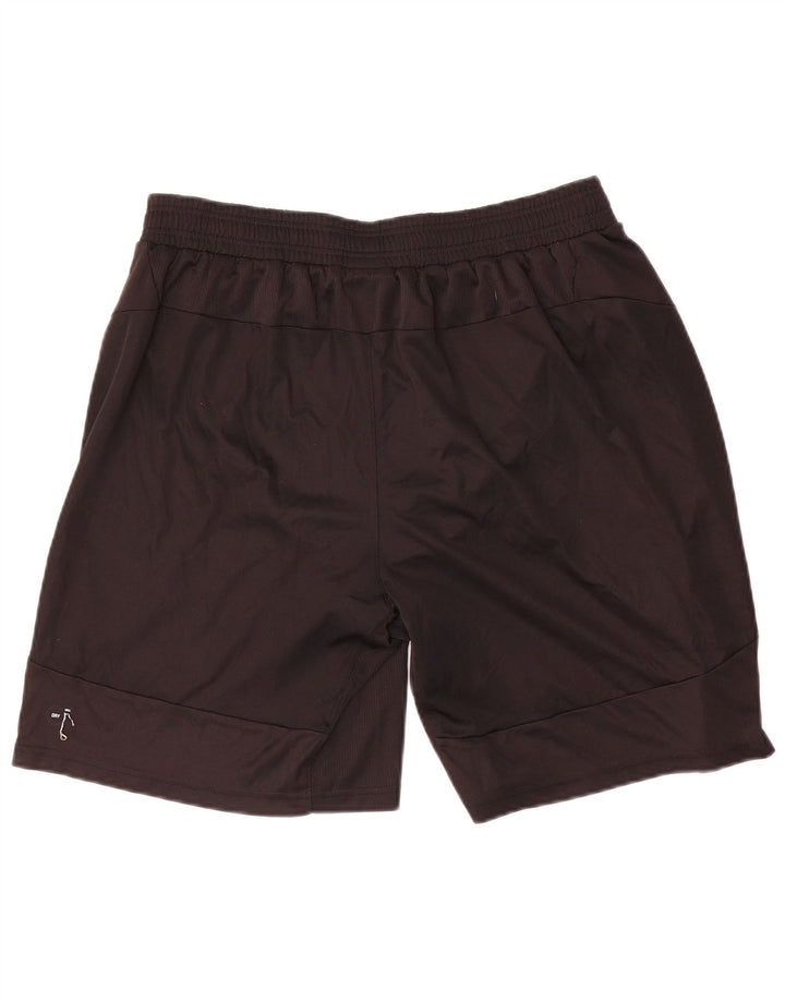 Puma Mens BVB Dortmund Graphic Sport Shorts Grande Poliéster Preto