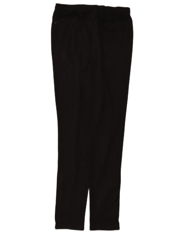 Puma Mens Graphic Calças de treino pequeno poliéster preto