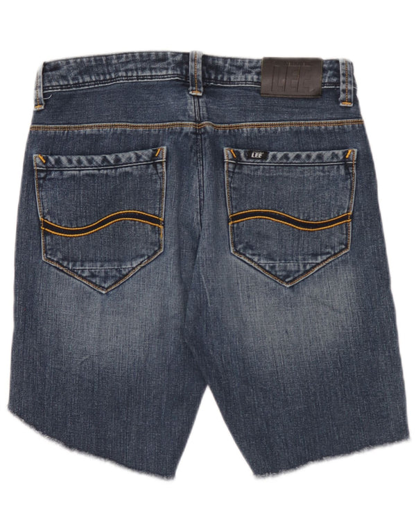 Shorts jeans masculino Lee W33 algodão azul médio