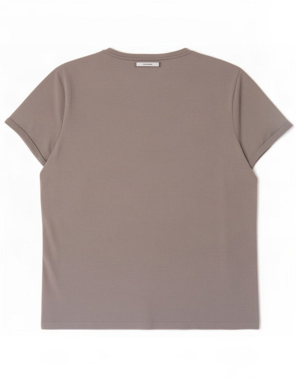 Camiseta masculina Ted Baker tamanho superior 5 XL cinza