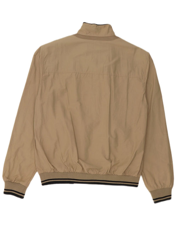 Jaqueta bomber masculina Geox Respira UK 42 XL algodão listrado bege