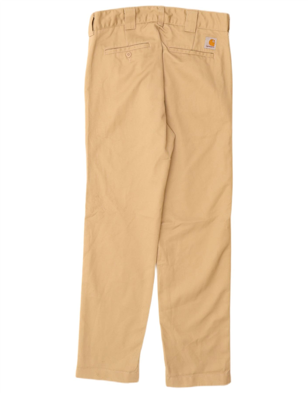 Calça Chino Masculina Slim CARHARTT W28 L30 Poliéster Bege