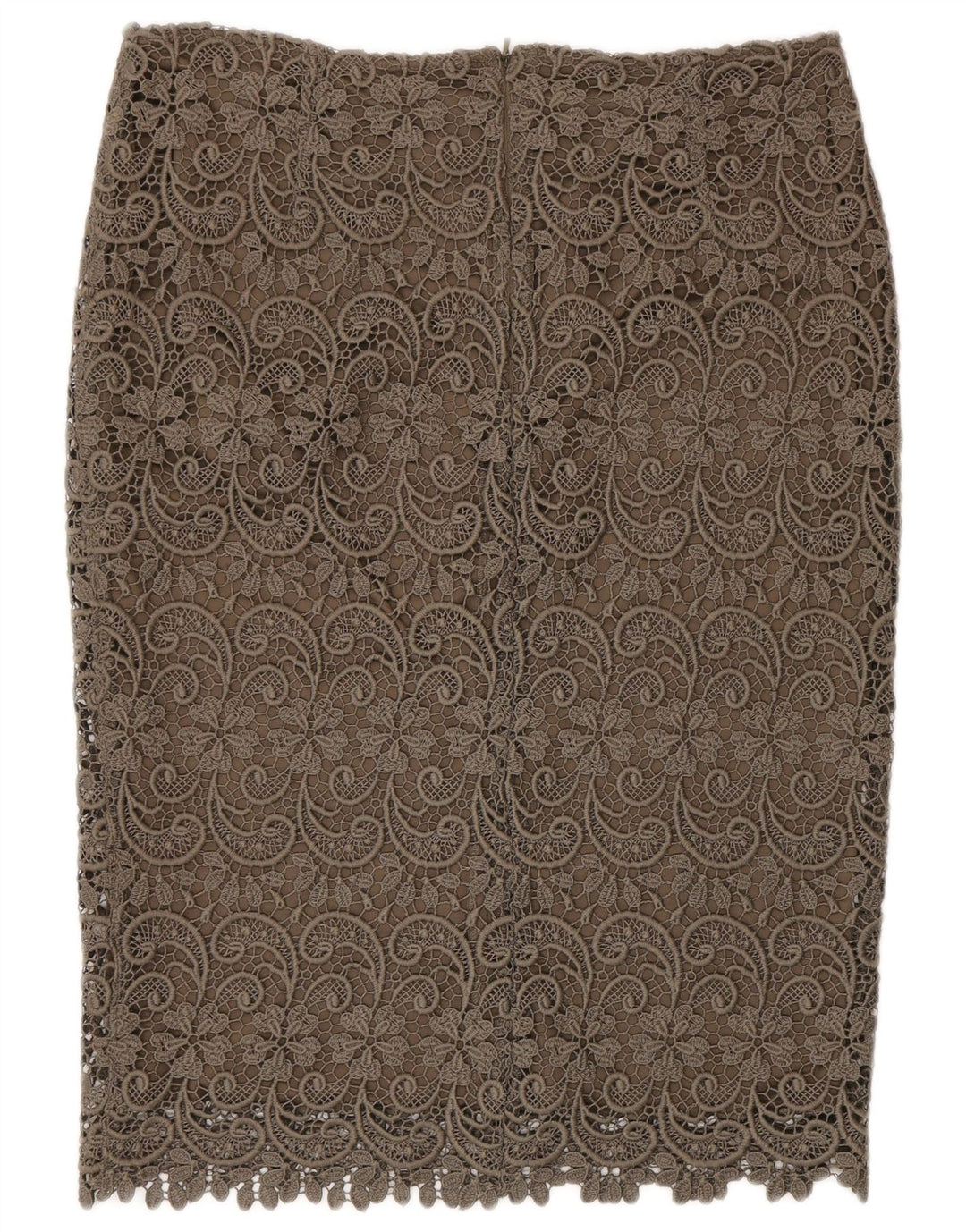 Saia reta autograph feminina Marks & Spencer Reino Unido 12 médio W30 cáqui