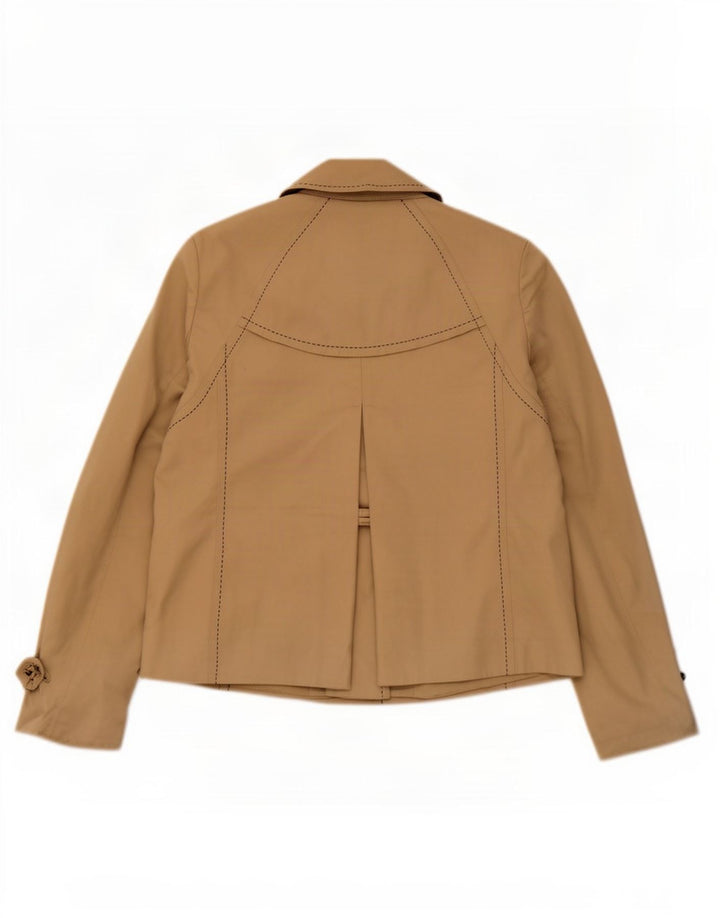 Jaqueta militar feminina Tommy Hilfiger Reino Unido 10 algodão bege pequeno