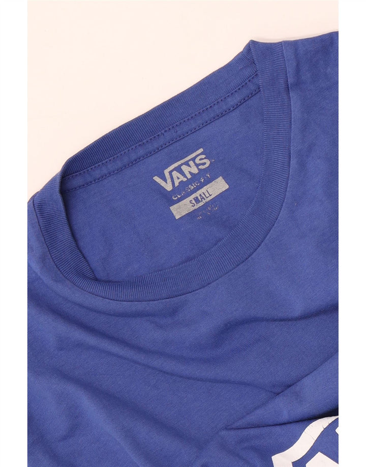 Camiseta Vans Masculina Classic Fit Graphic Top Pequeno Azul