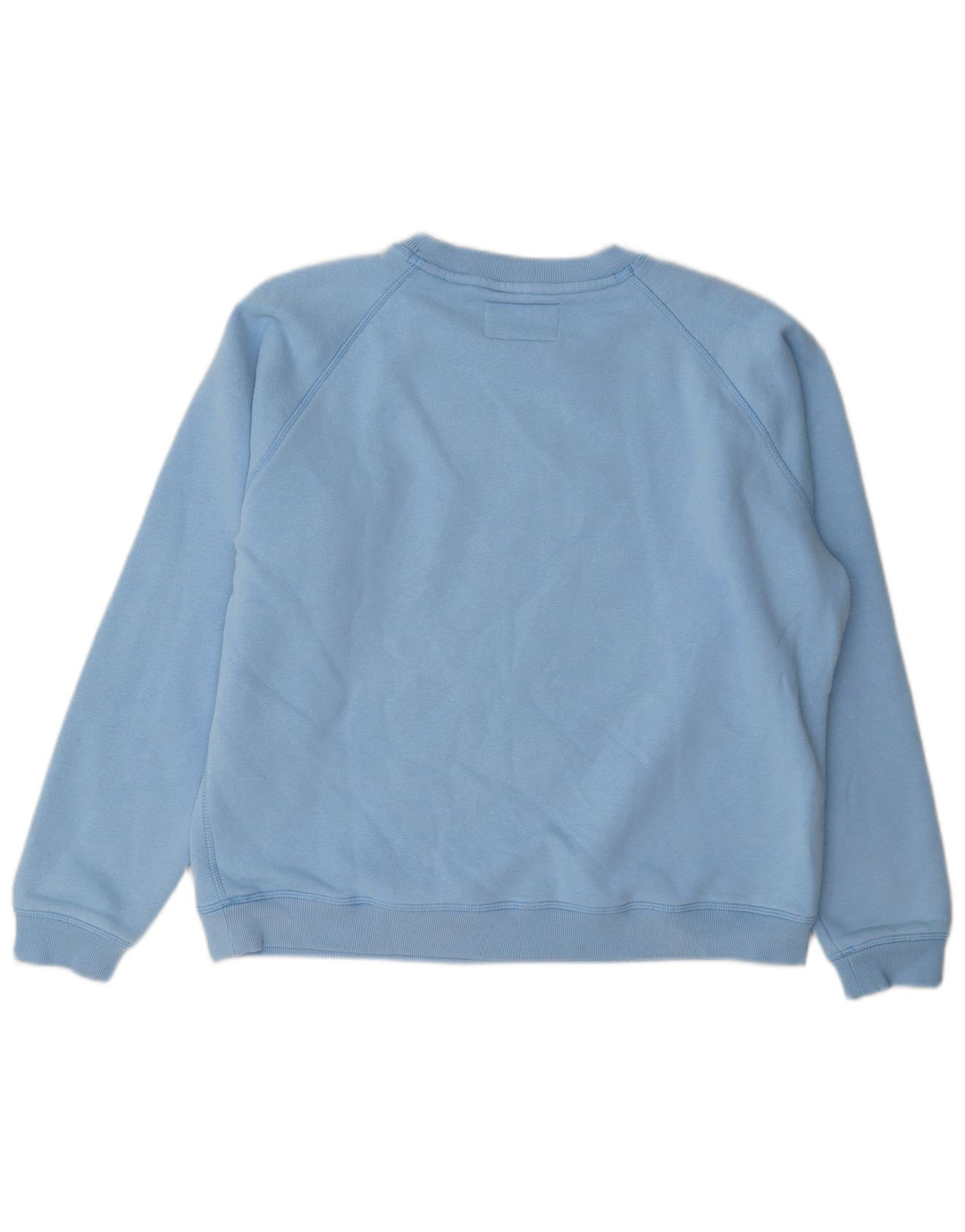 Jack Wills moletom feminino jumper Reino Unido 14 grande algodão azul