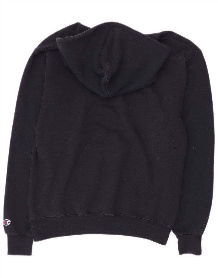 Campeão masculino Graceland University gráfico moletom com capuz pequeno azul marinho