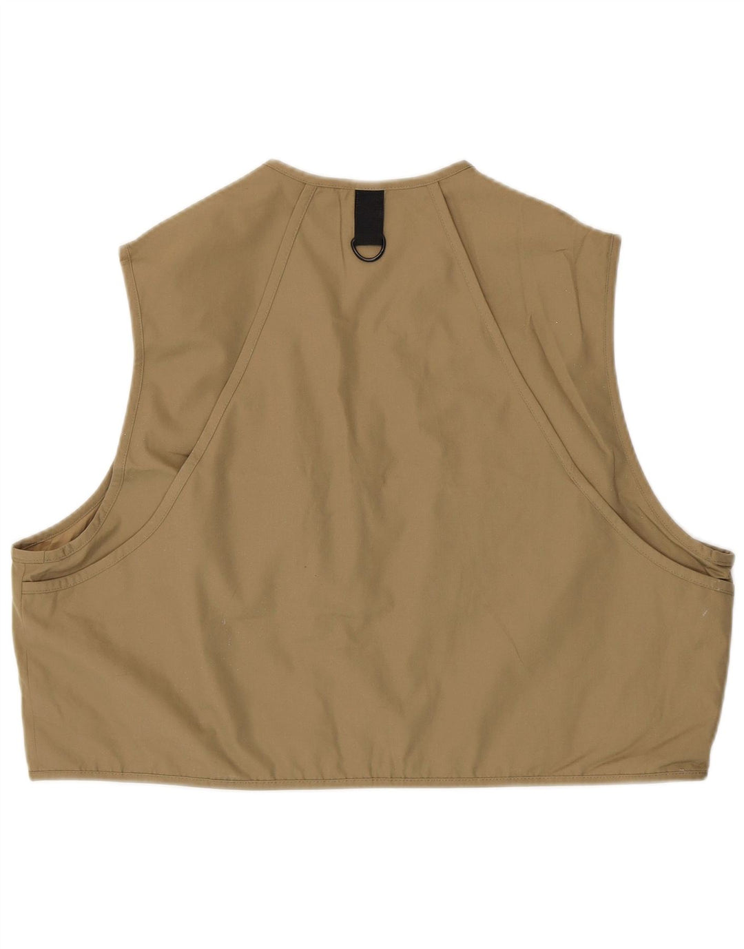 EDDIE BAUER Colete utilitário feminino grande UK 18 XL algodão bege