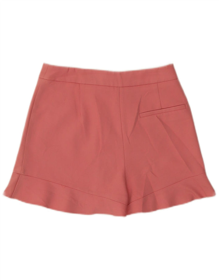 Zara Hot Pants Feminino Pequeno W26 Algodão Rosa