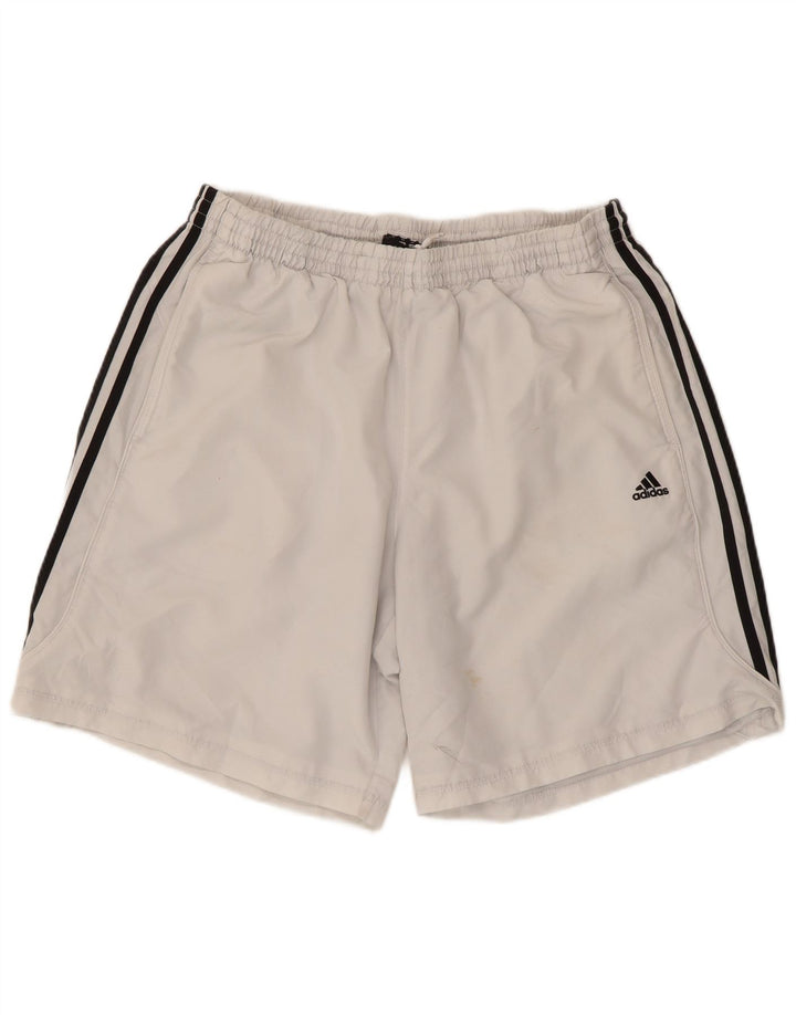 Shorts esportivos masculinos Adidas XL branco poliéster