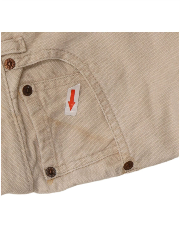 LEVI'S Calça masculina 501 reta casual W32 L30 branca