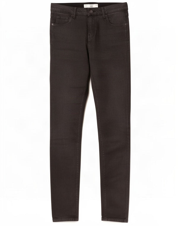 Topshop feminino Jamie Skinny Jeans W30 L31 algodão preto