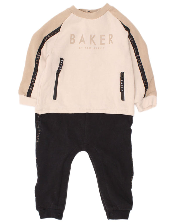 Macacão gráfico Ted Baker para bebês meninos 12-18 meses bloco colorido multicolorido