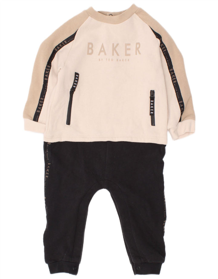 Macacão gráfico Ted Baker para bebês meninos 12-18 meses bloco colorido multicolorido