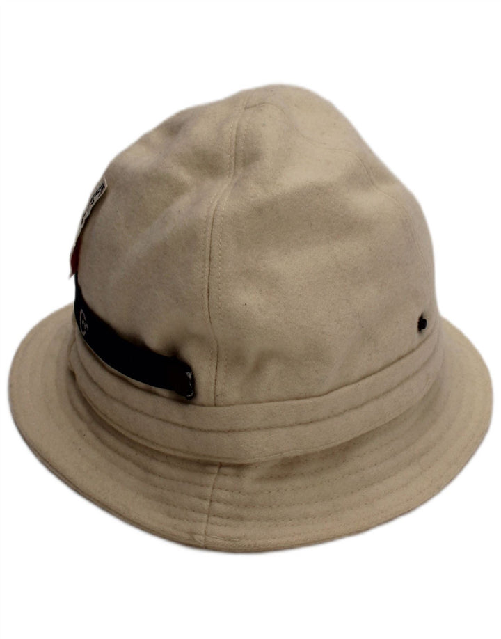 Chapéu bucket masculino Conte of Florence grande de lã branca