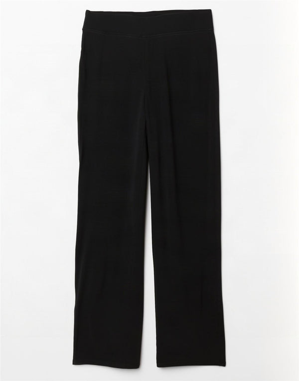 Calça de treino feminina Marks & Spencer Reino Unido 10 pequeno algodão preto