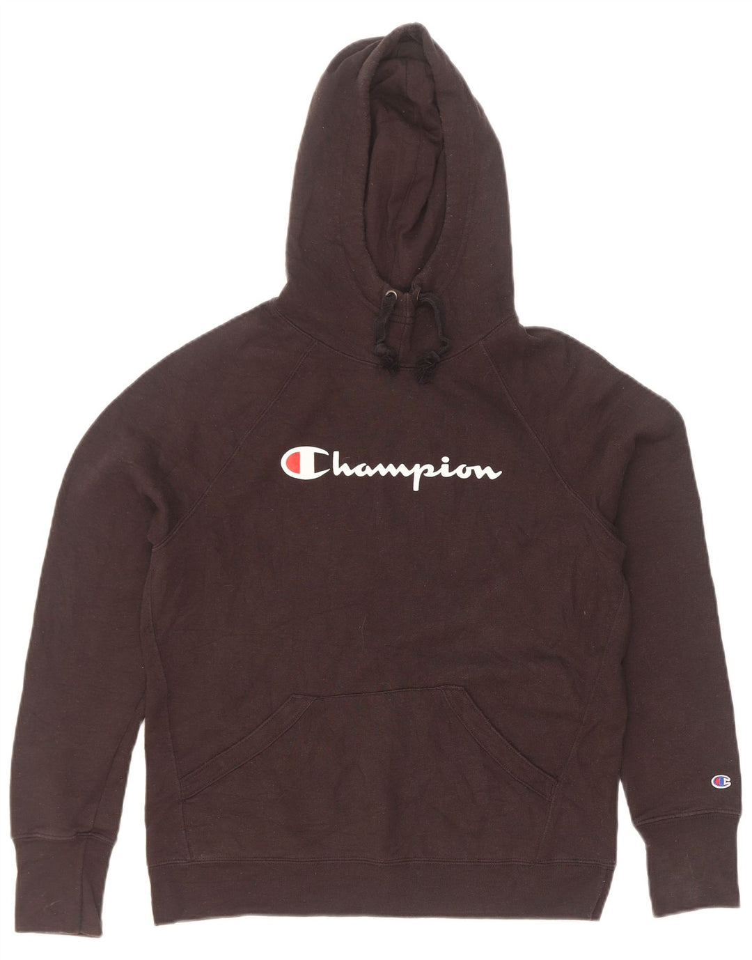 Jumper com capuz gráfico masculino Champion XS preto poliéster