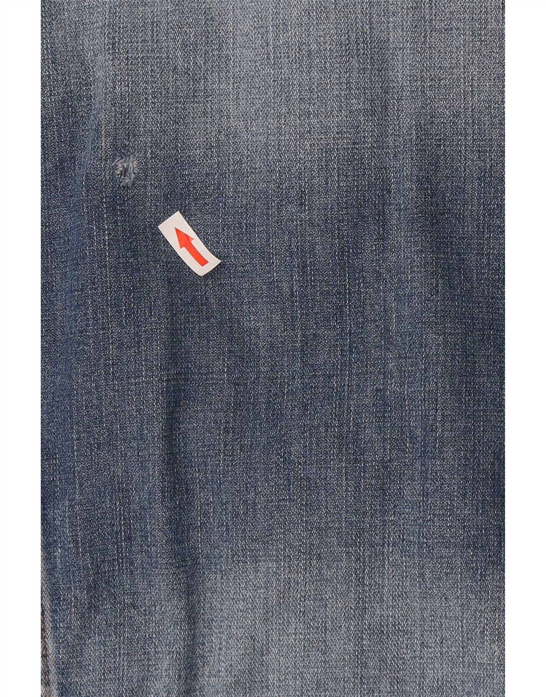 Jaqueta jeans feminina Nike UK 14 algodão azul médio