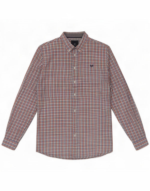 Crew Clothing Mens Slim Fit Shirt XL Multicoloured Check Cotton