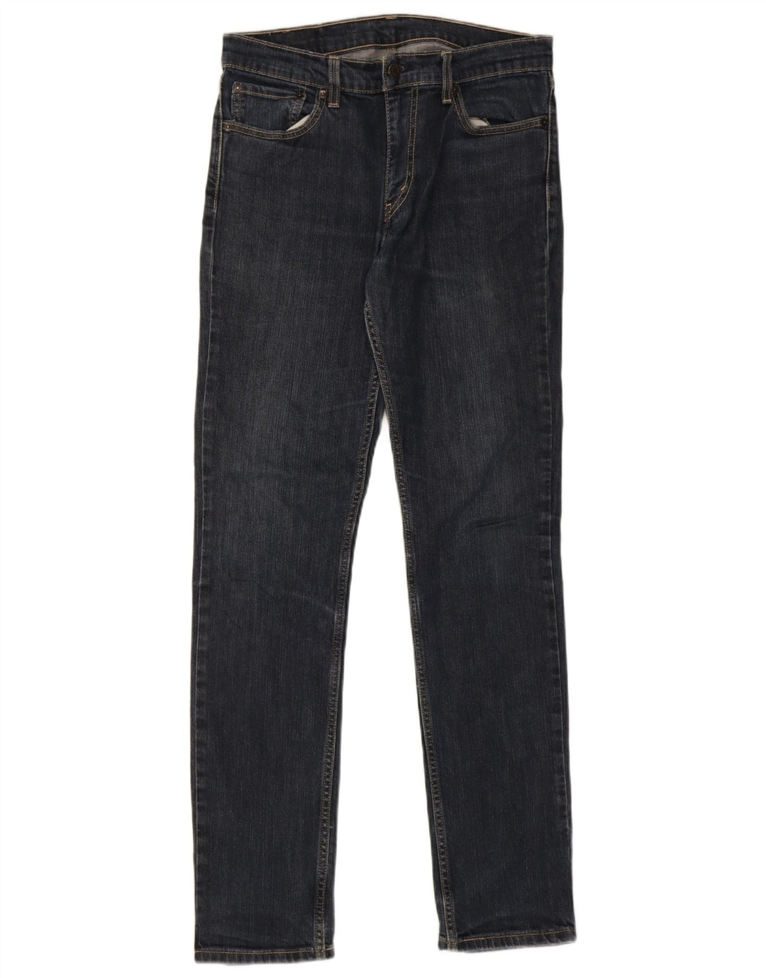 Levi's Masculino 511 Slim Jeans W32 L34 Azul Marinho Algodão