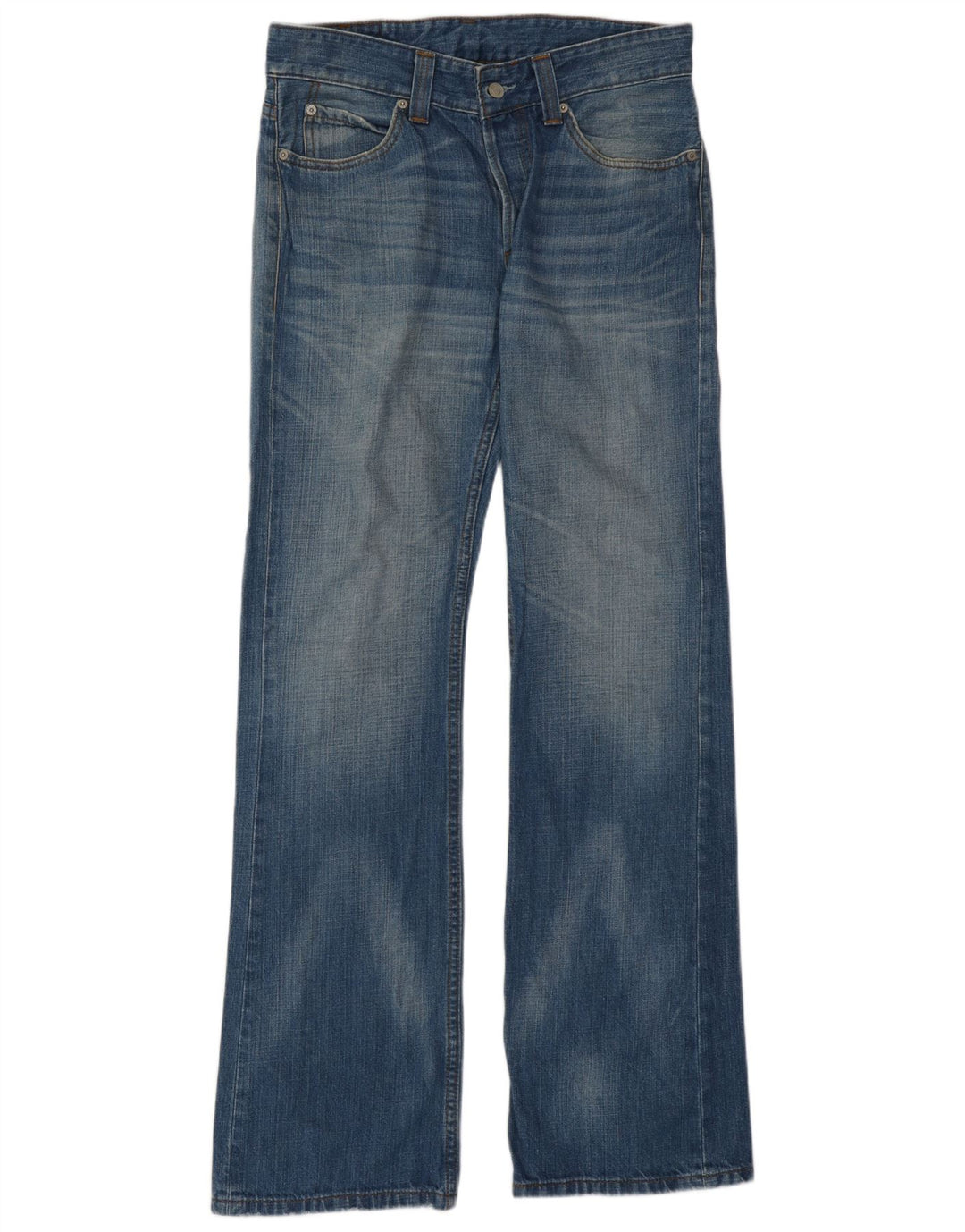 Levi's Masculino 514 Bootcut Jeans W32 L34 Azul Algodão