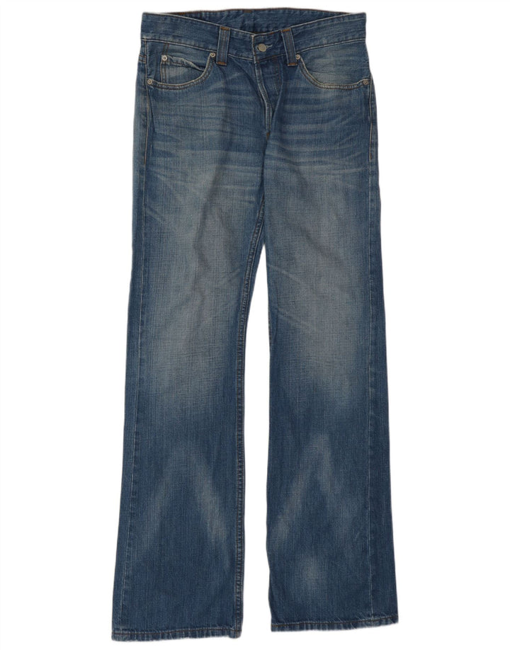 Levi's Masculino 514 Bootcut Jeans W32 L34 Azul Algodão
