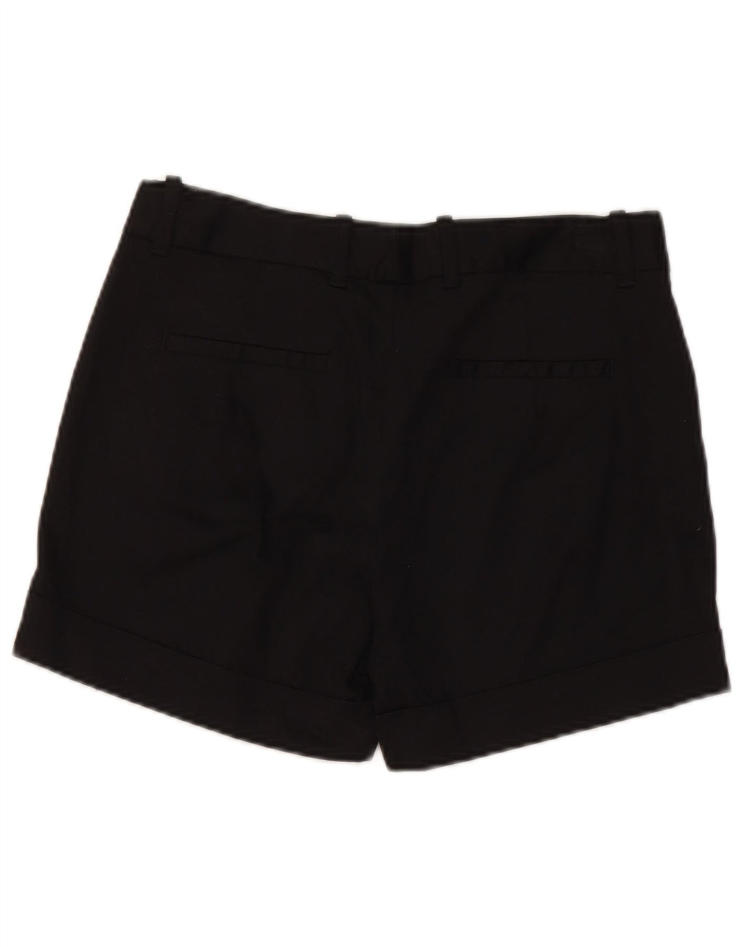 Zara Womens Chino Shorts Médio W28 Algodão Preto