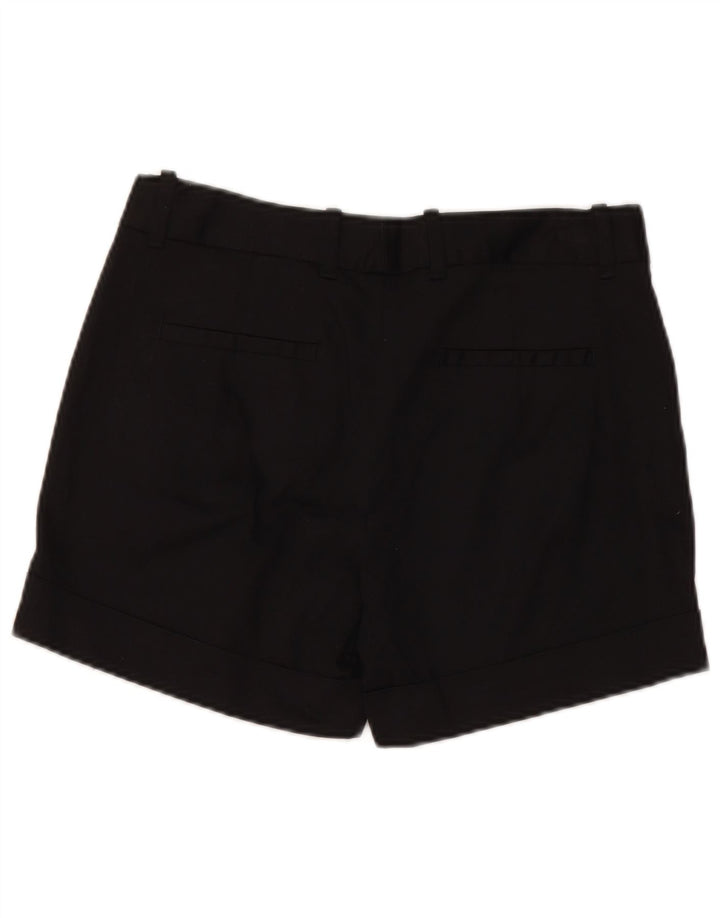 Zara Womens Chino Shorts Médio W28 Algodão Preto