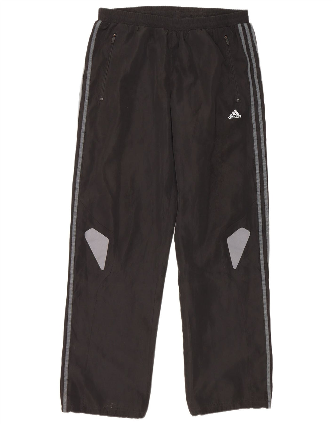 Calça de treino masculina Adidas Climacool médio preto colorblock poliéster