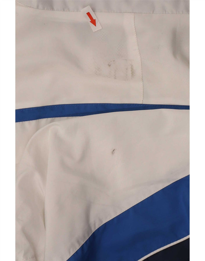 Asics Mens Treino Top Jacket 2XL Branco Colourblock Poliéster