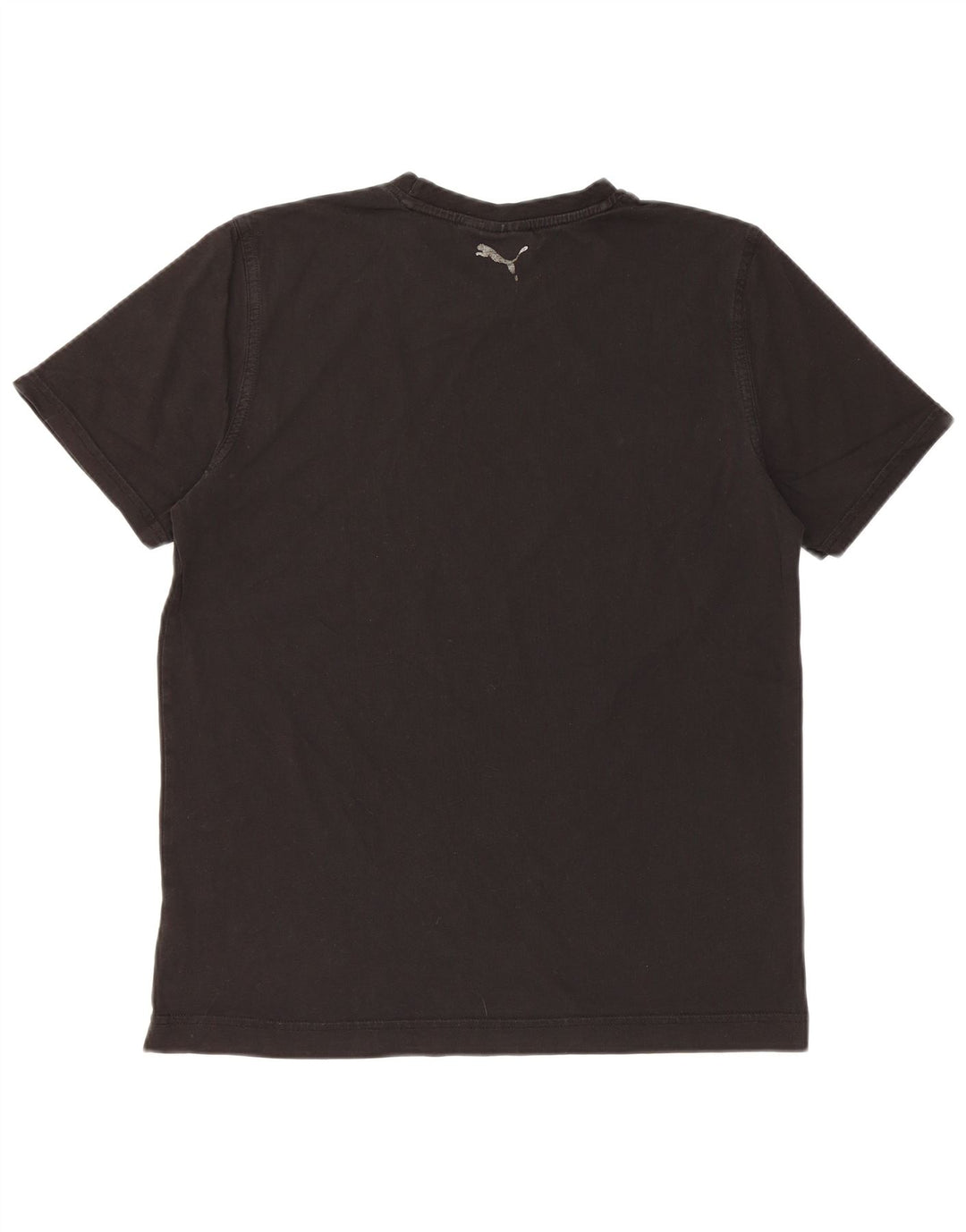 Camiseta masculina PUMA Graphic Top médio algodão preto