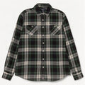 Camisa feminina de flanela PEPE Jeans UK 14 algodão xadrez verde médio