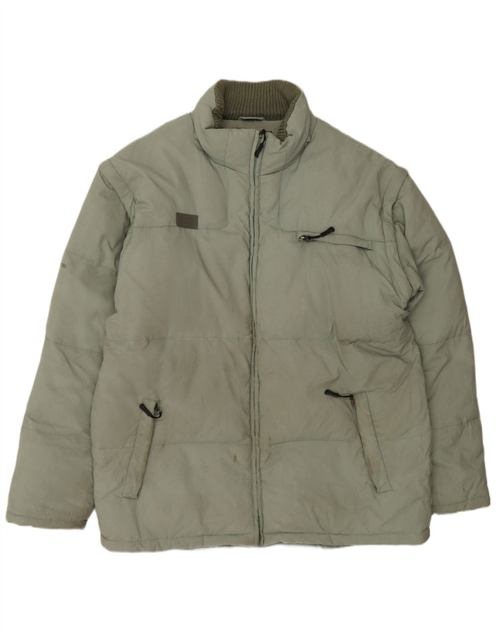 Jaqueta acolchoada masculina The North Face UK 44 2XL poliamida verde
