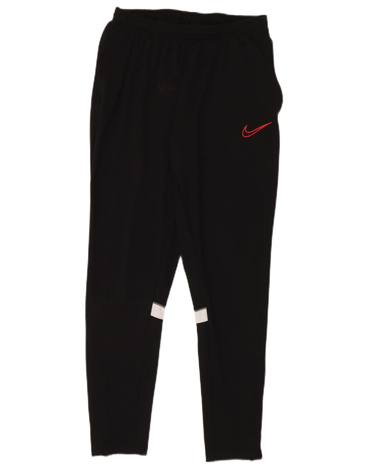 Calça de treino masculina Nike Dri Fit grande poliéster colorblock preto