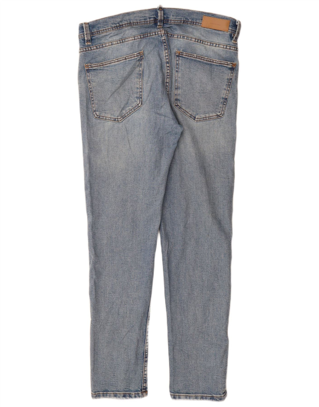 Zara Mens Slim Jeans EU 44 Grande W34 L32 Azul Algodão