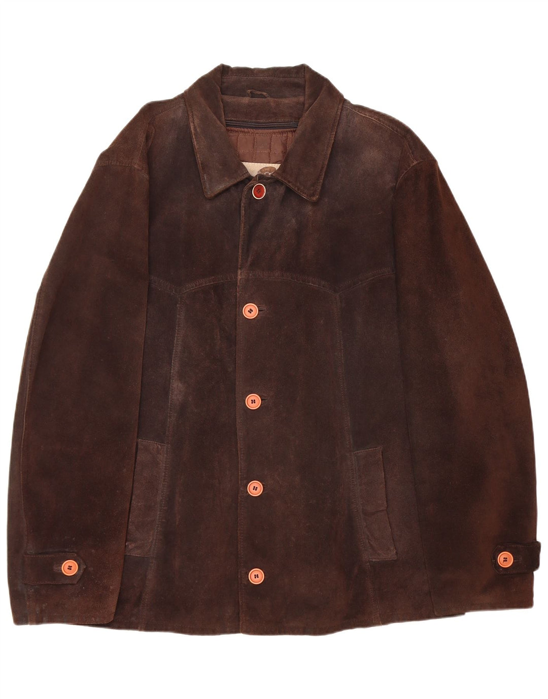 Jaqueta masculina de camurça Conbipel IT 54 XL couro marrom