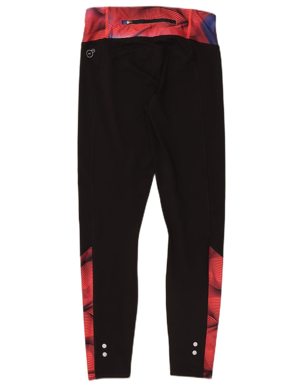 Leggings Puma Feminino Abstract Pattern UK 10 Pequeno Bloco Colorido Preto