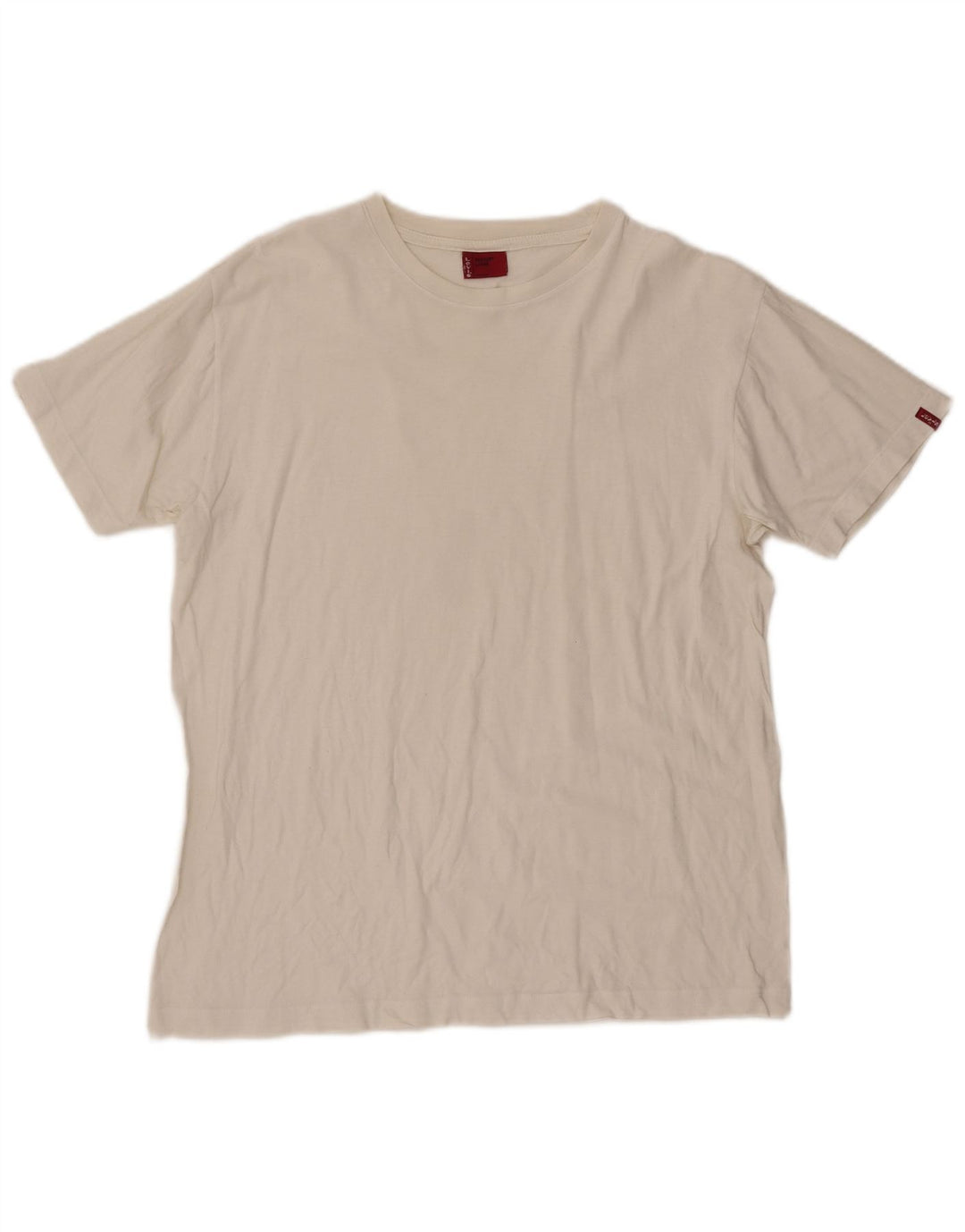 Camiseta masculina LEVI'S Top médio branco