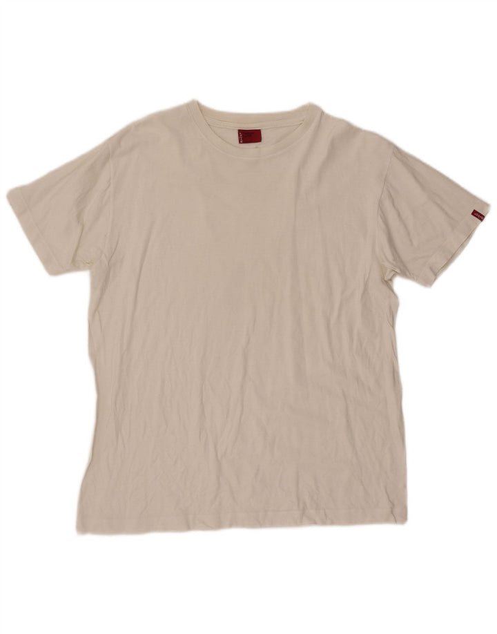 Camiseta masculina LEVI'S Top médio branco