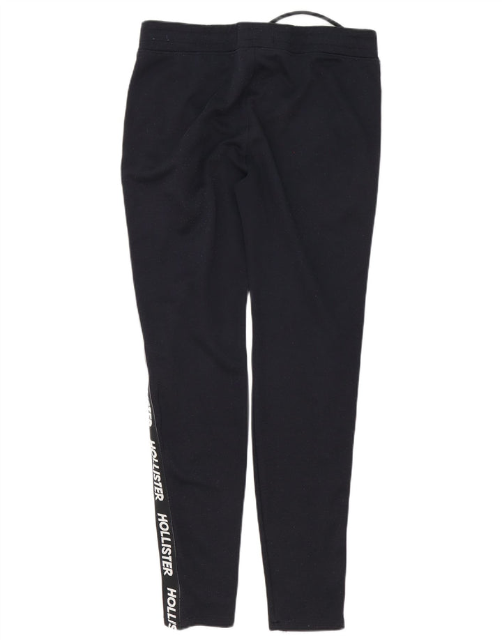 Calça de treino masculina Hollister Graphic azul marinho médio algodão