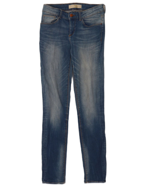 Zara Jeans Skinny Feminino EU 38 Pequeno W28 L29 Azul
