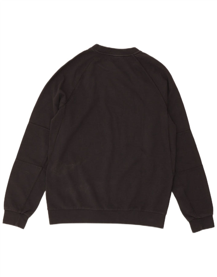 Nike masculino gráfico moletom jumper médio algodão preto