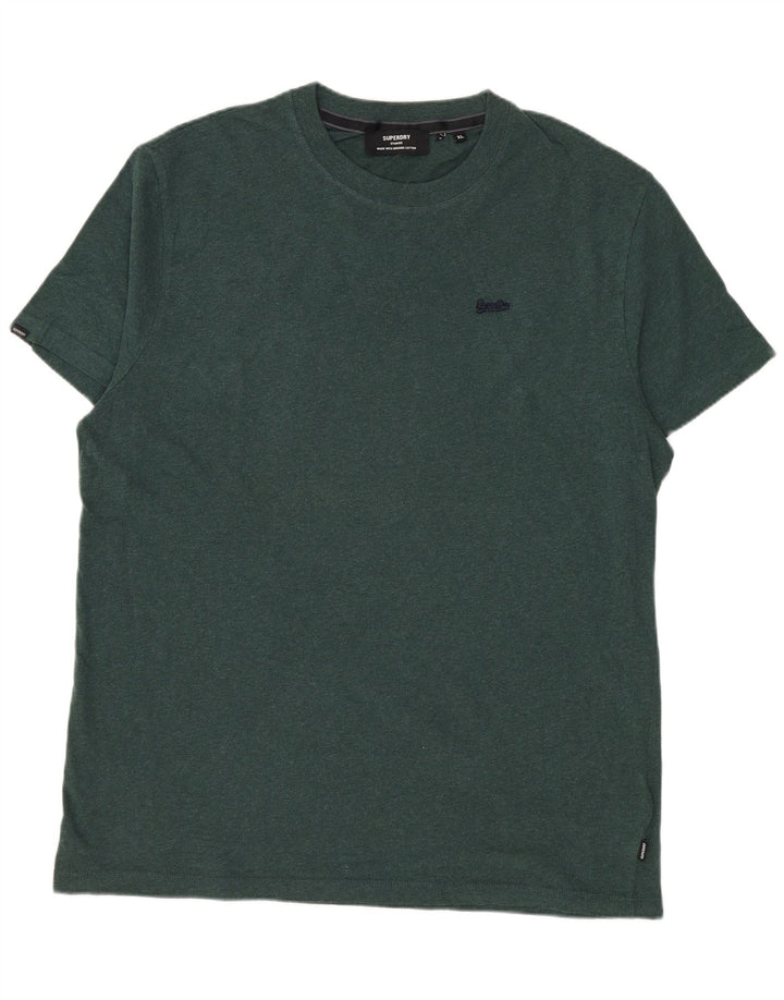 Camiseta masculina Superdry Top XL algodão verde
