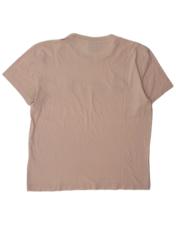Camiseta masculina gráfica Champion algodão rosa médio