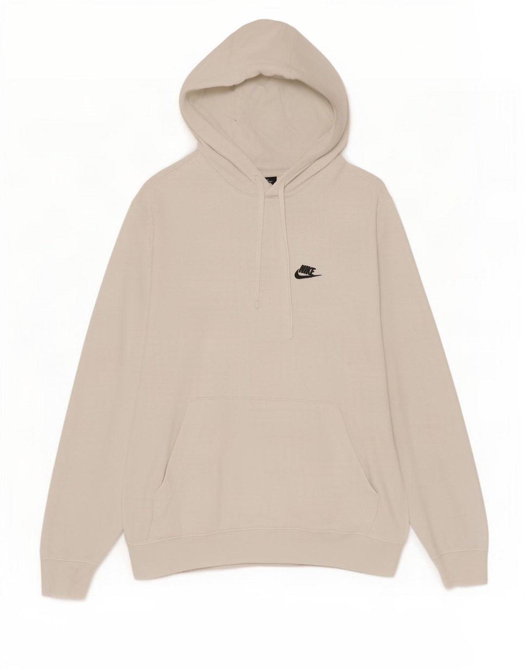Nike Mens Hoodie Jumper Grande Algodão Branco