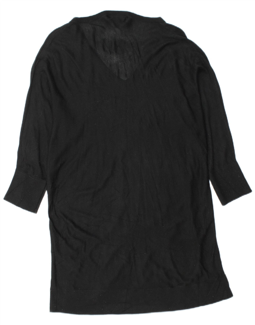 MOSSIMO Vestido feminino manga comprida Batwing Jumper UK 18 XL preto acrílico