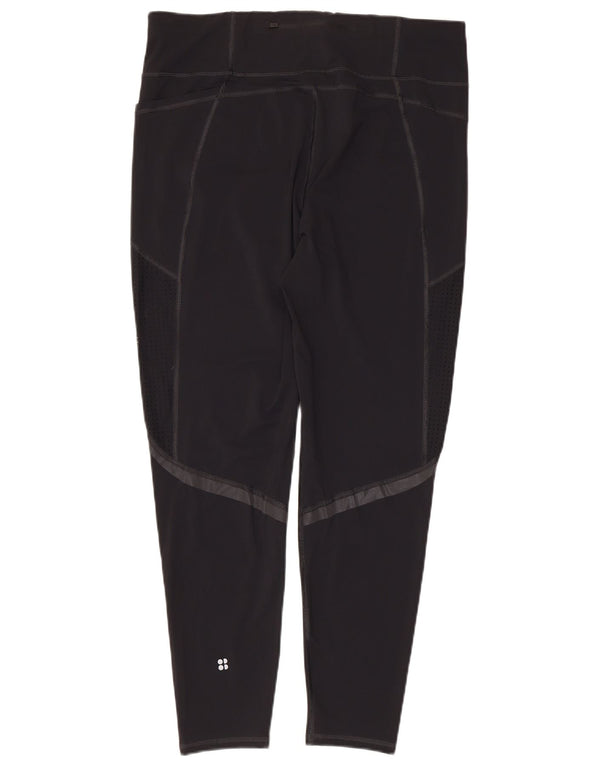 Leggings femininas Sweaty Betty UK 20 2XL poliamida preta