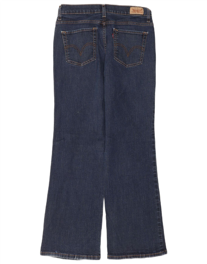 Calça jeans feminina Levi's 512 Perfectly Slimming Bootcut W31 L30 azul algodão