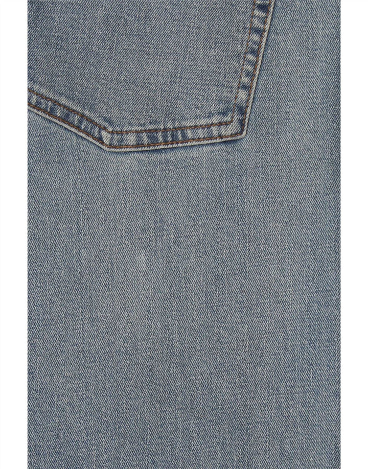 Gap Mens Slim Straight Jeans W36 L32 Azul Algodão